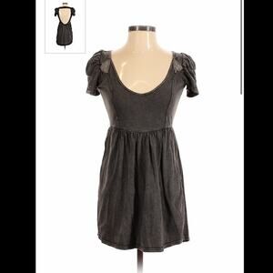 ASOS Garner Grace open back grey dress, xs